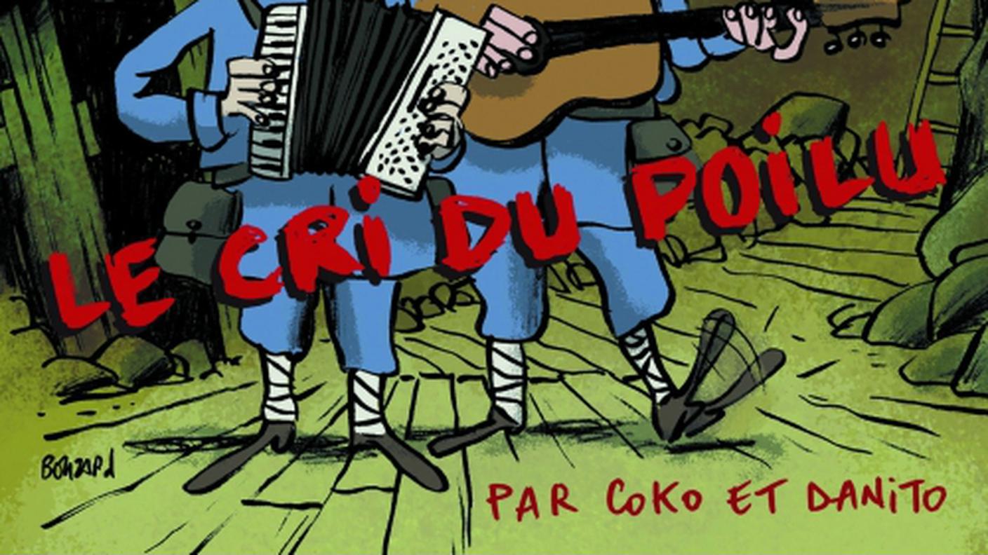 “J’aime mieux me taire” di Coko & Danito, EPM Musique (dettaglio di copertina) 