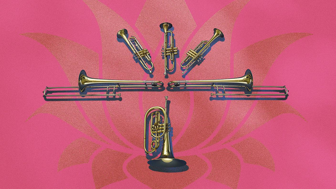 Hypnotic Brass Ensemble; "Lead The Way"; Honest Jon's Records (dettaglio copertina)