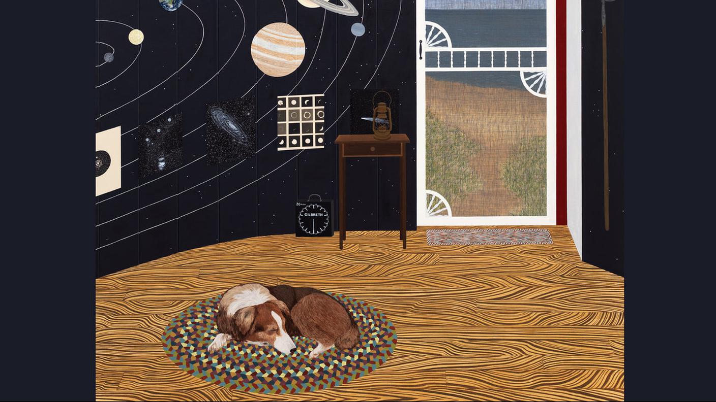 "Sometimes He's In My Dreams" di Mary Lattimore, Ghostly International (dettaglio di copertina)
