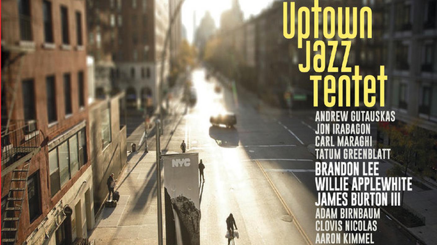 "Infant Eyes" di Uptown Jazz Tentet, IrabbaGast Records (dettaglio di copertina)