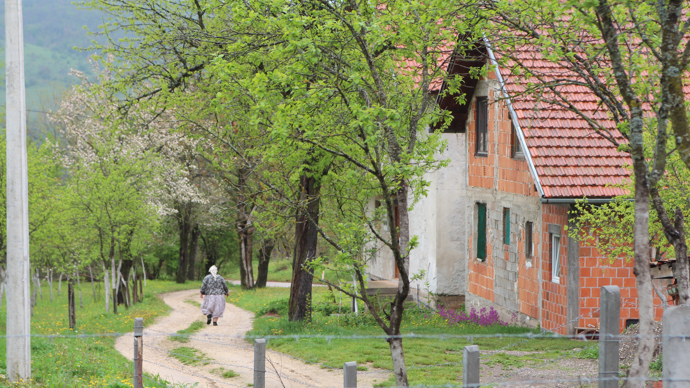 Uno scorcio del villaggio