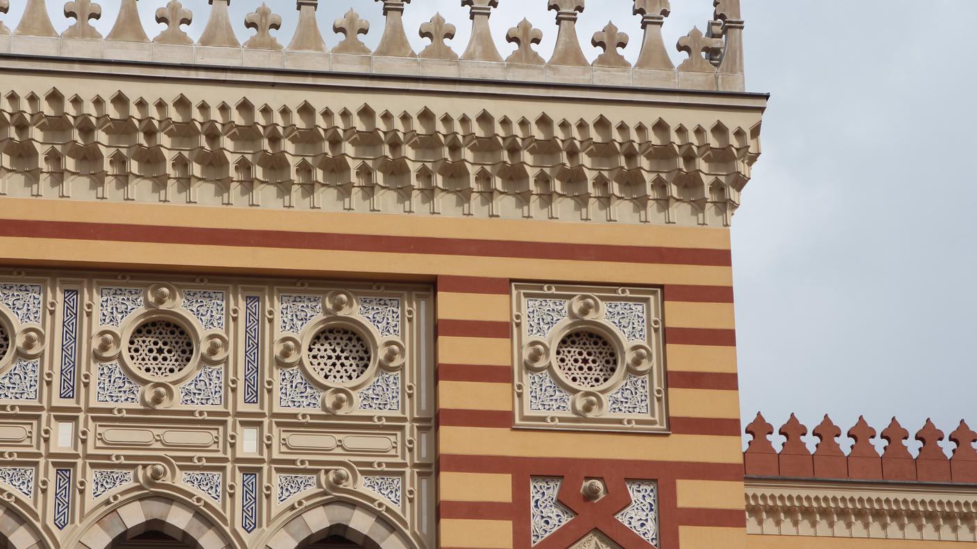 La Biblioteca di Sarajevo dopo il restauro (particolare)