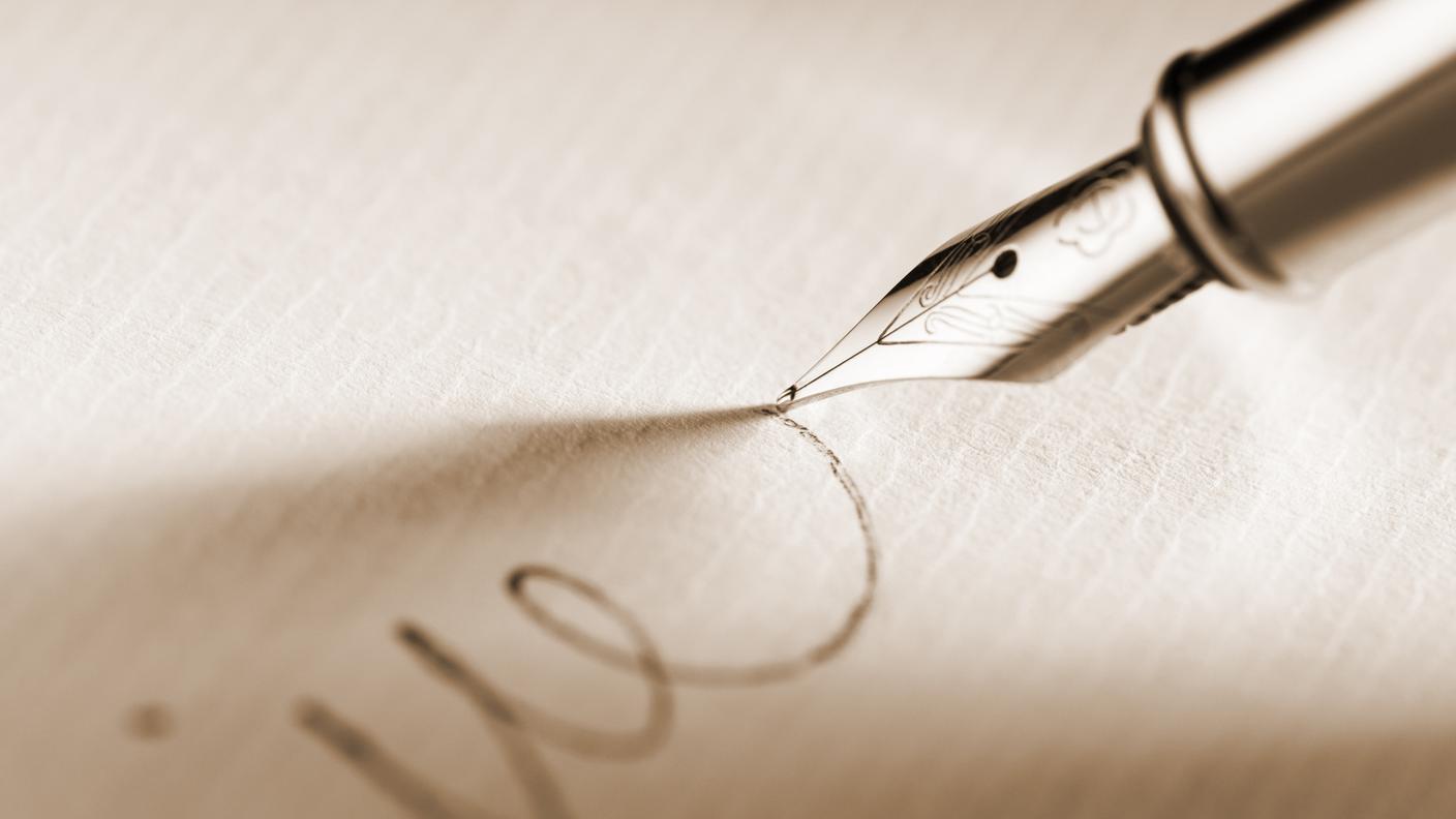 scrittura elegante