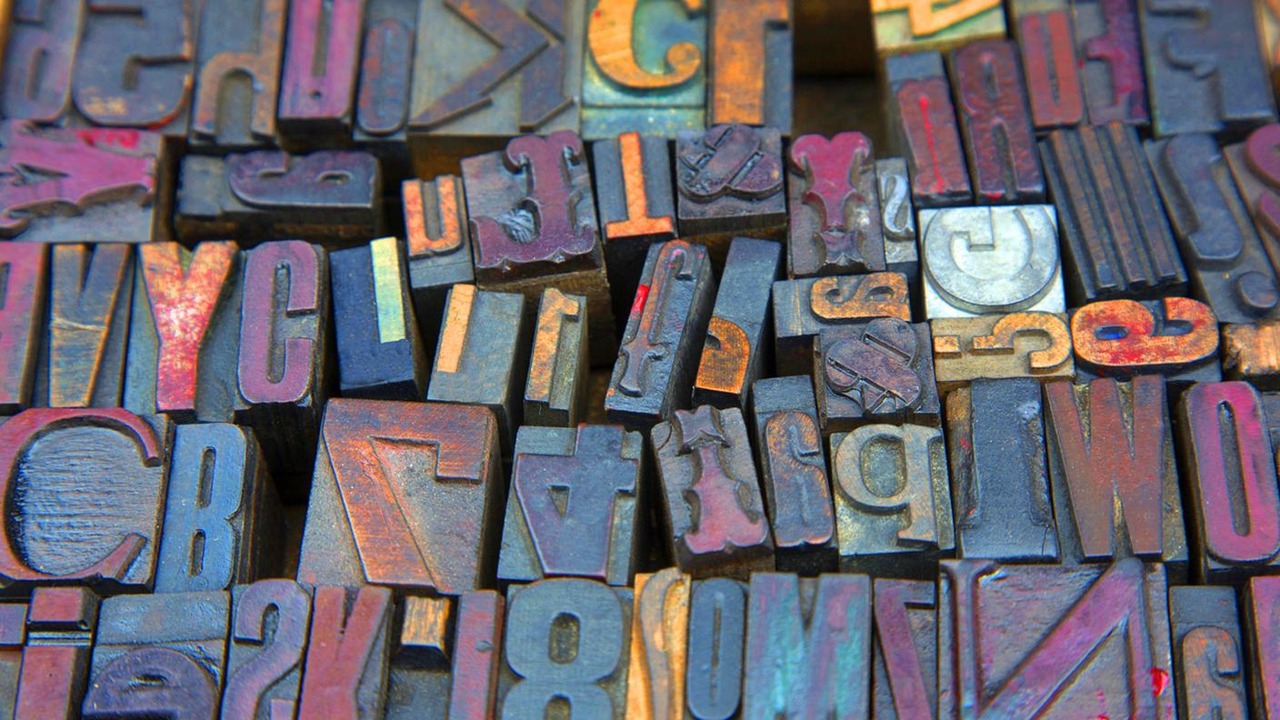 blocchi di stampa in legno, mercato di Portobello Road