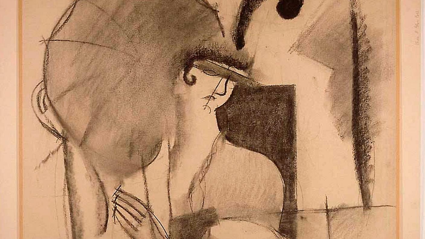 "Donna con parasole" di Franois Roger de La Fresnaye
