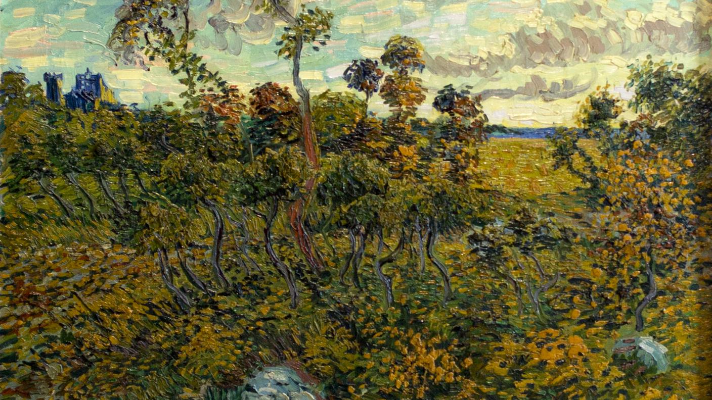 "Tramonto a Montmajour", Vincent Van Gogh 