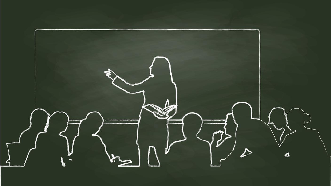 iStock-Aula, Lavagna, Seminario, Università, Ombra