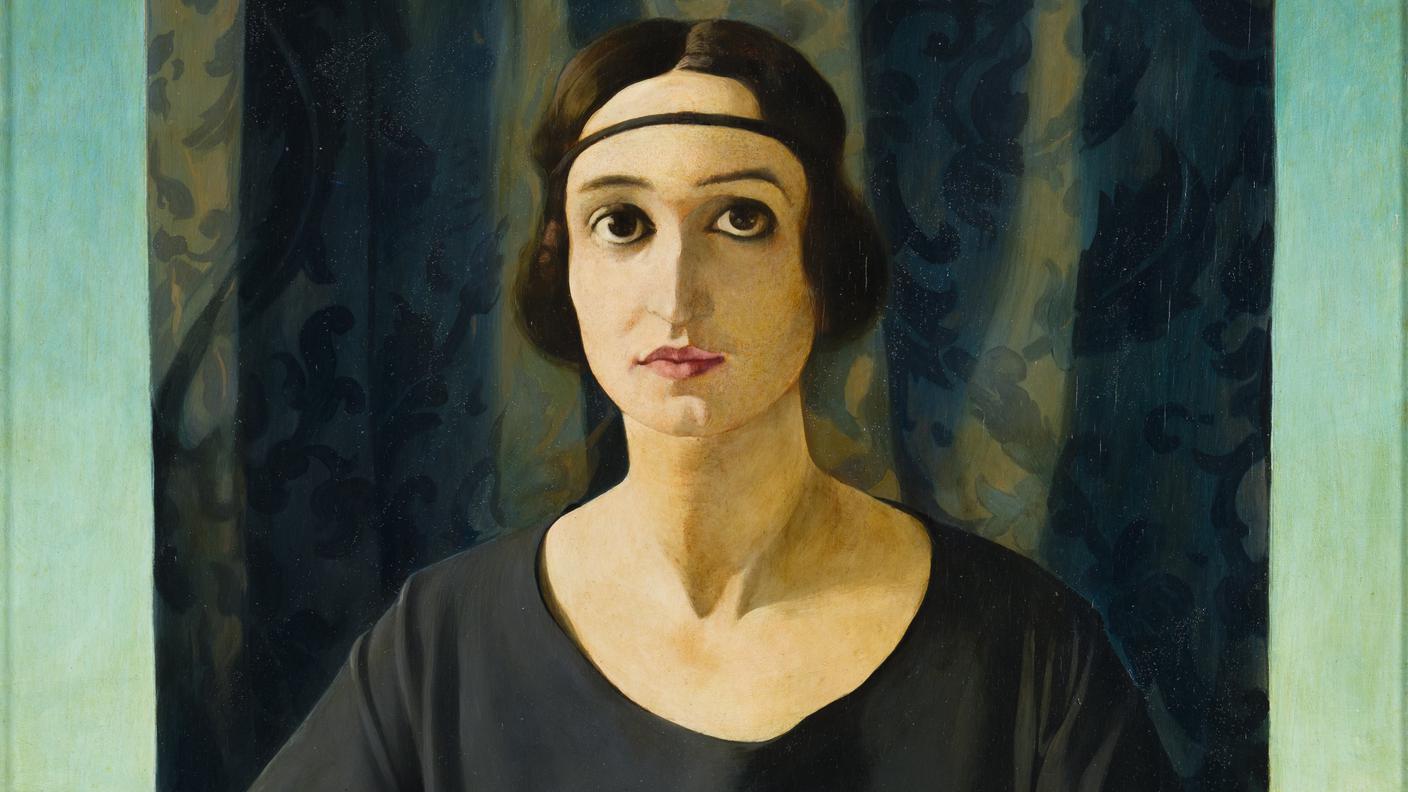 Ritratto di Cesarina Gurgo Salice o Ritratto di signora, 1922, olio su tavola, 72 x 60 cm. 
Collezione privata, Torino. 
