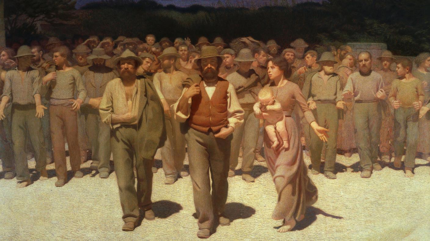 Giuseppe Pellizza da Volpedo, Il quarto stato, 1901. 
