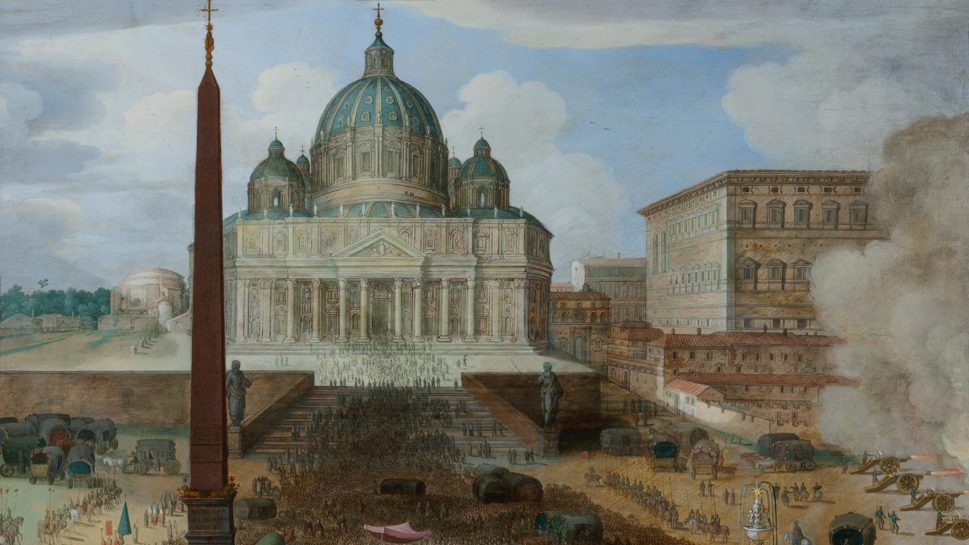 Guilliam van Nieulandt il Giovane, Piazza San Pietro