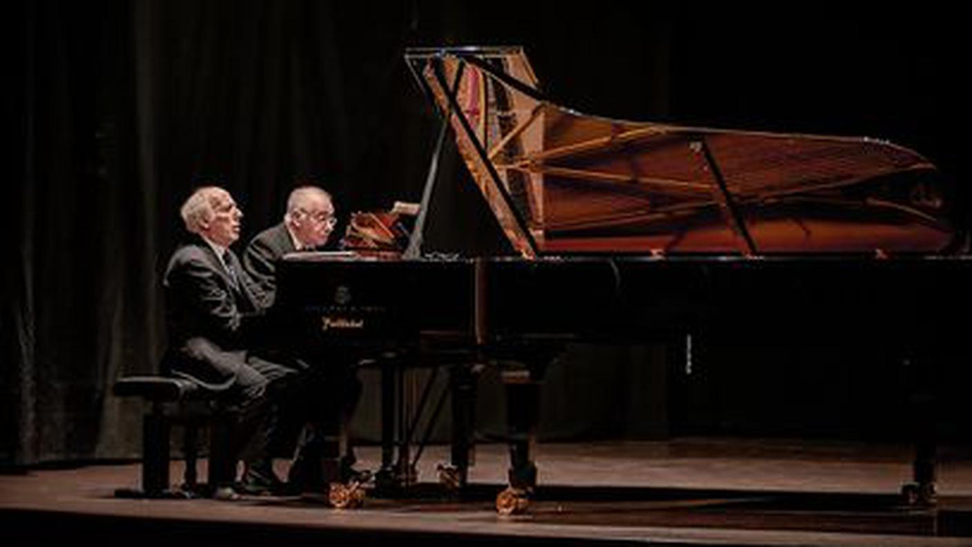 Il duo pianistico Bruno Canino e Antonio Ballista