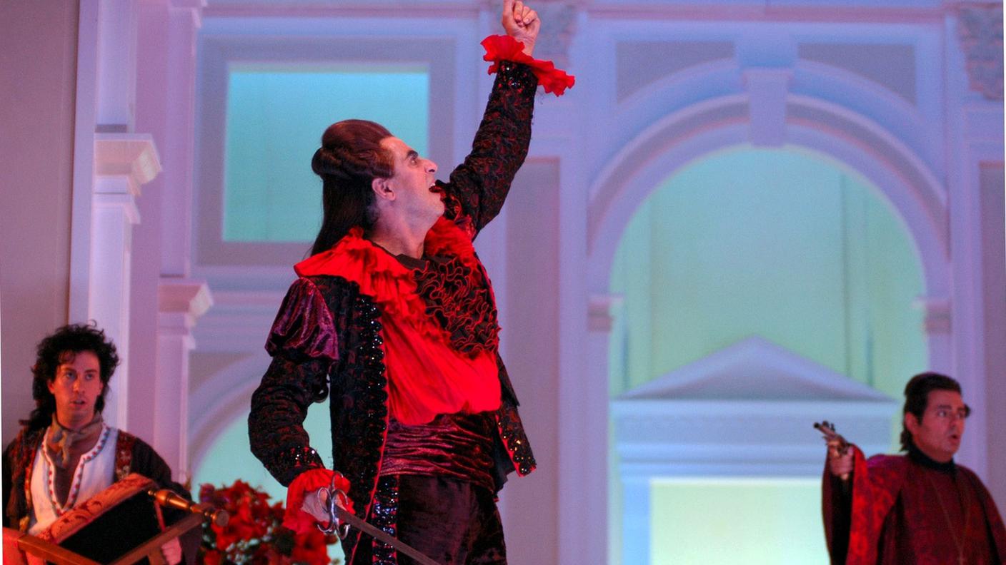 Don Giovanni una scena dell'opera di Mozart