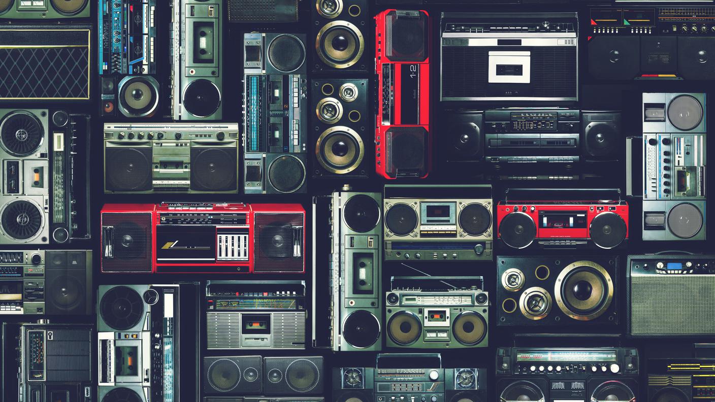 iStock-Spagna, Musica, Radio, Grosso stereo portatile, 1980-1989