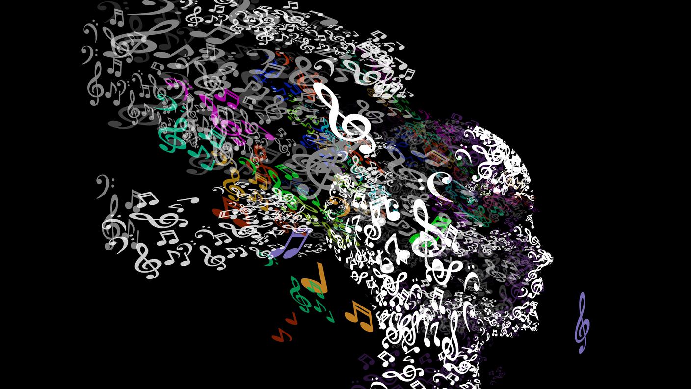 iStock-Nota musicale, Musica, Astratto, Moda, Profilo - Vista laterale