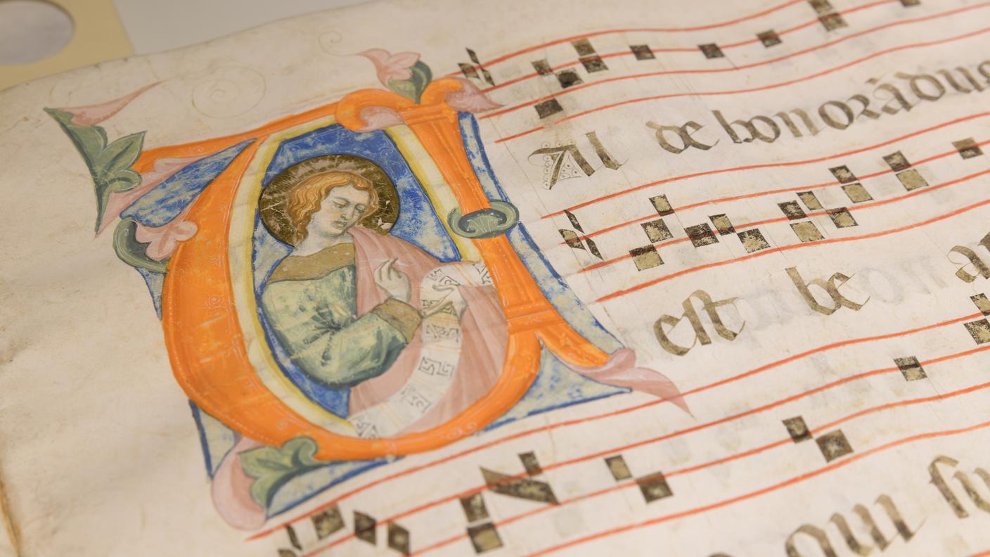 Antifonario miniato di Lippo Vanni, Siena (1340 circa)