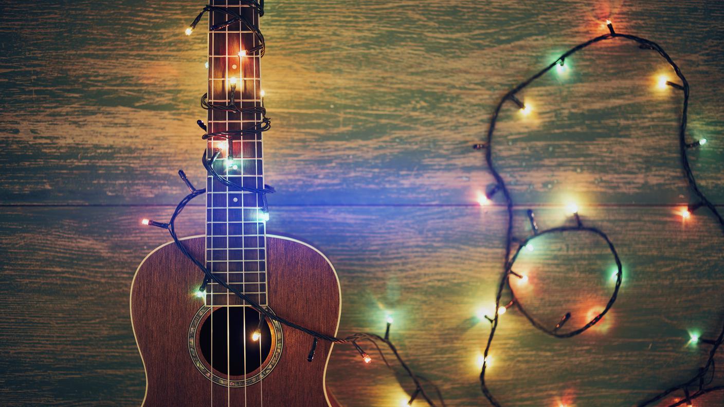 iStock-Natale, Attrezzatura per illuminazione, Chitarra, Attrezzatura, Cornice per foto