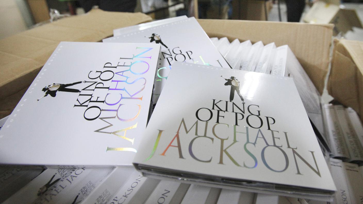 I CD della pop star statunitense Michael Jackson