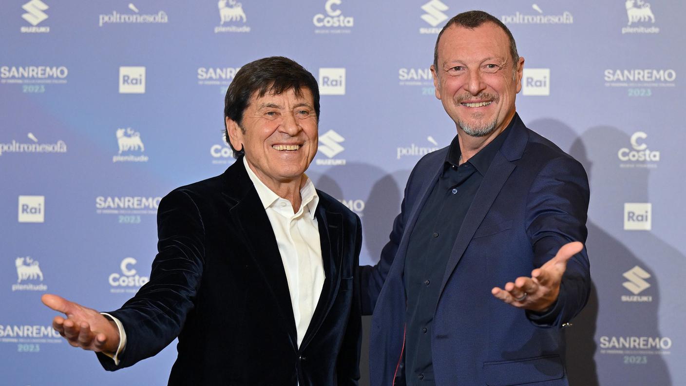 Alla guida dello show Amadeus, ancora accompagnato da Gianni Morandi