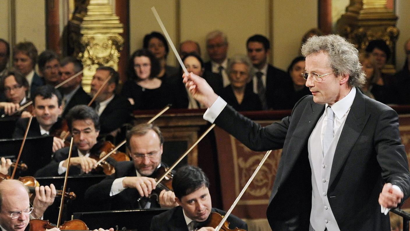 Franz Welser-Möst durante il concerto di capodanno di Vienna, 2011