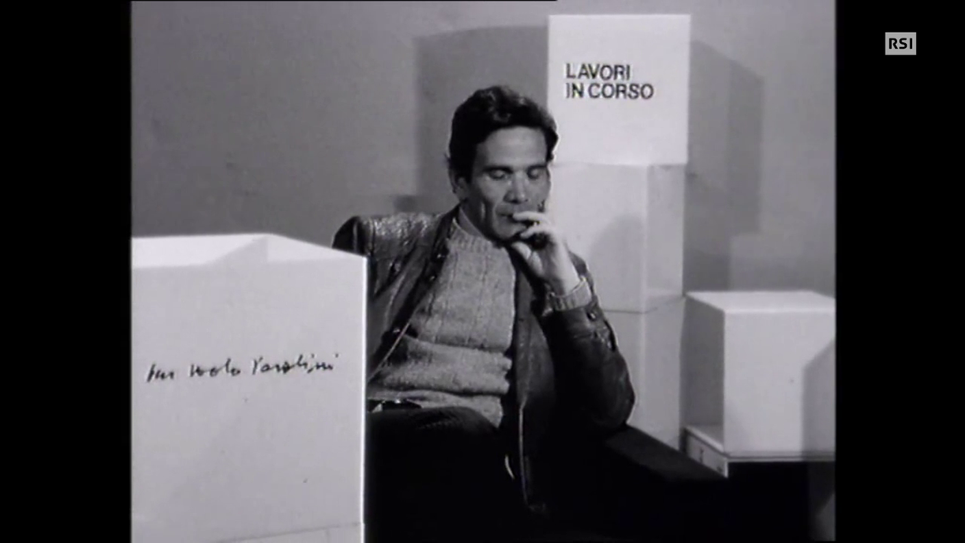 Pier Paolo Pasolini e Marco Blaser [1969]