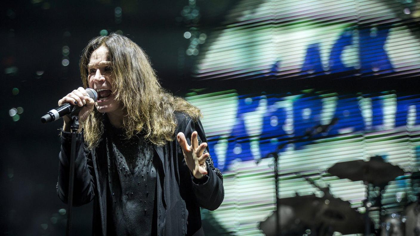 La grinta di Ozzy Osbourne sul palco