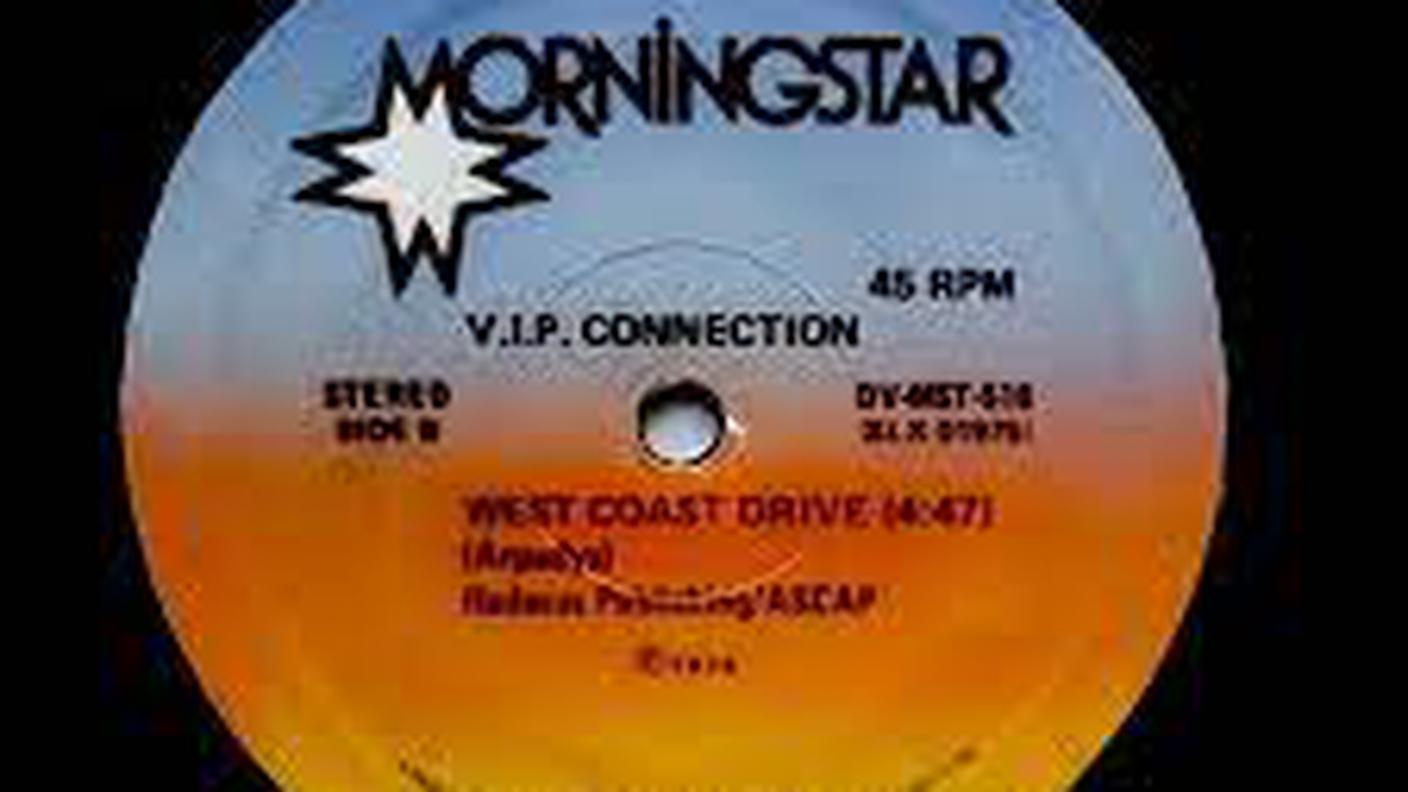 "West Coast drive" di VIP Connections, Metronome (dettaglio di copertina)