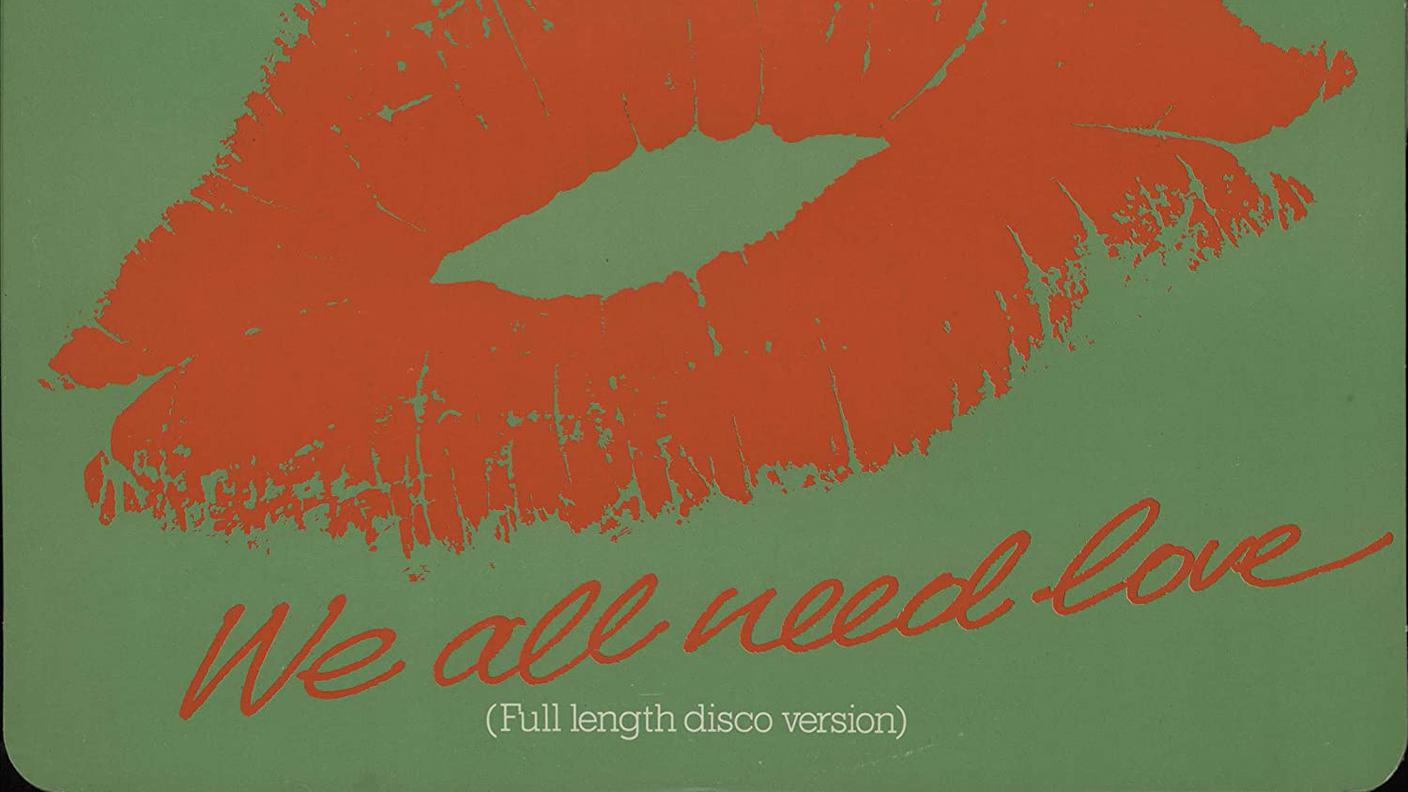 We all need love di Troiano, Runout Records (dettaglio di copertina)