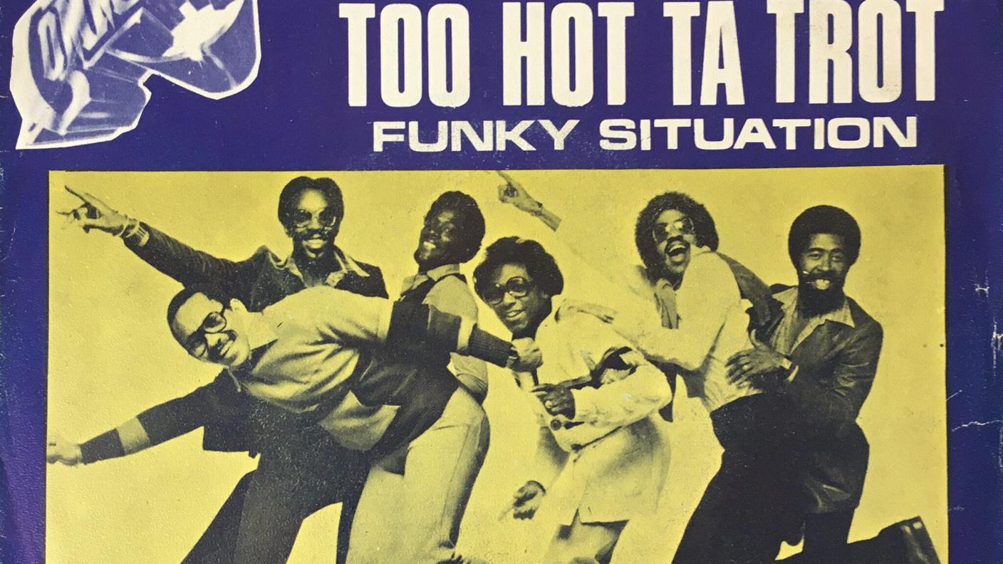 "Too Hot Ta Trot" dei Commodores, Motown (dettaglio di copertina)