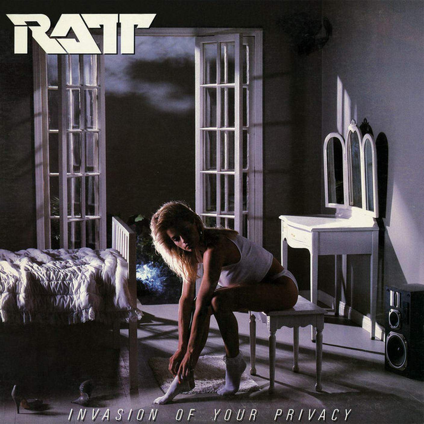 "Lay it down" dei Ratt, Atlantic Records (dettaglio di copertina)