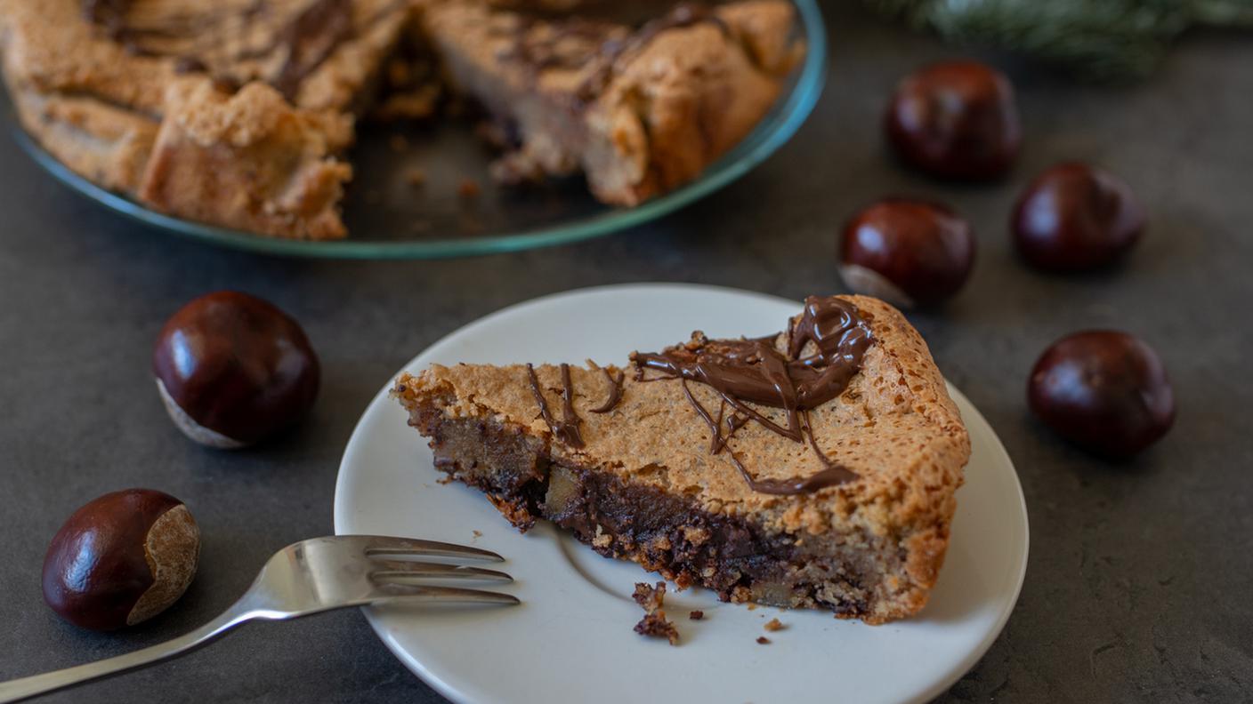 torta di castagne