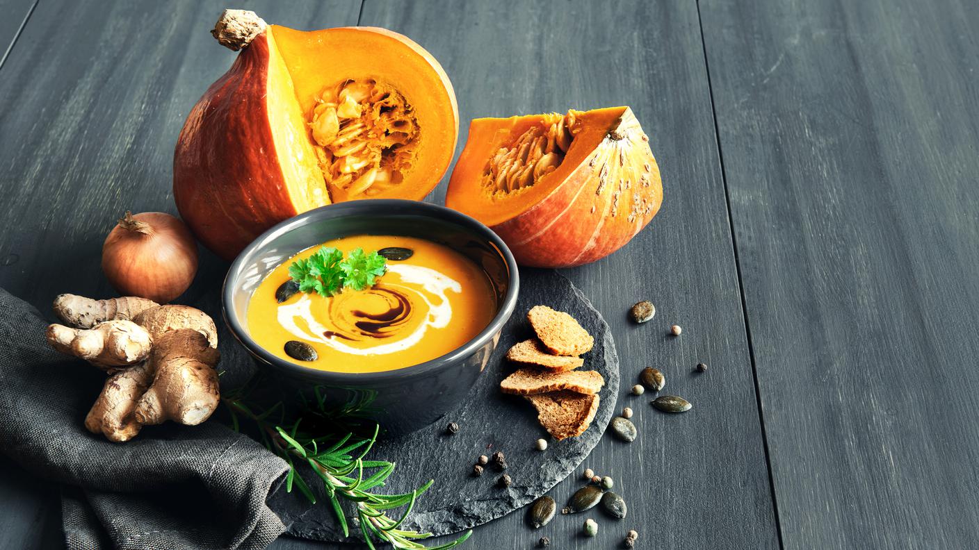crema zucca zenzero