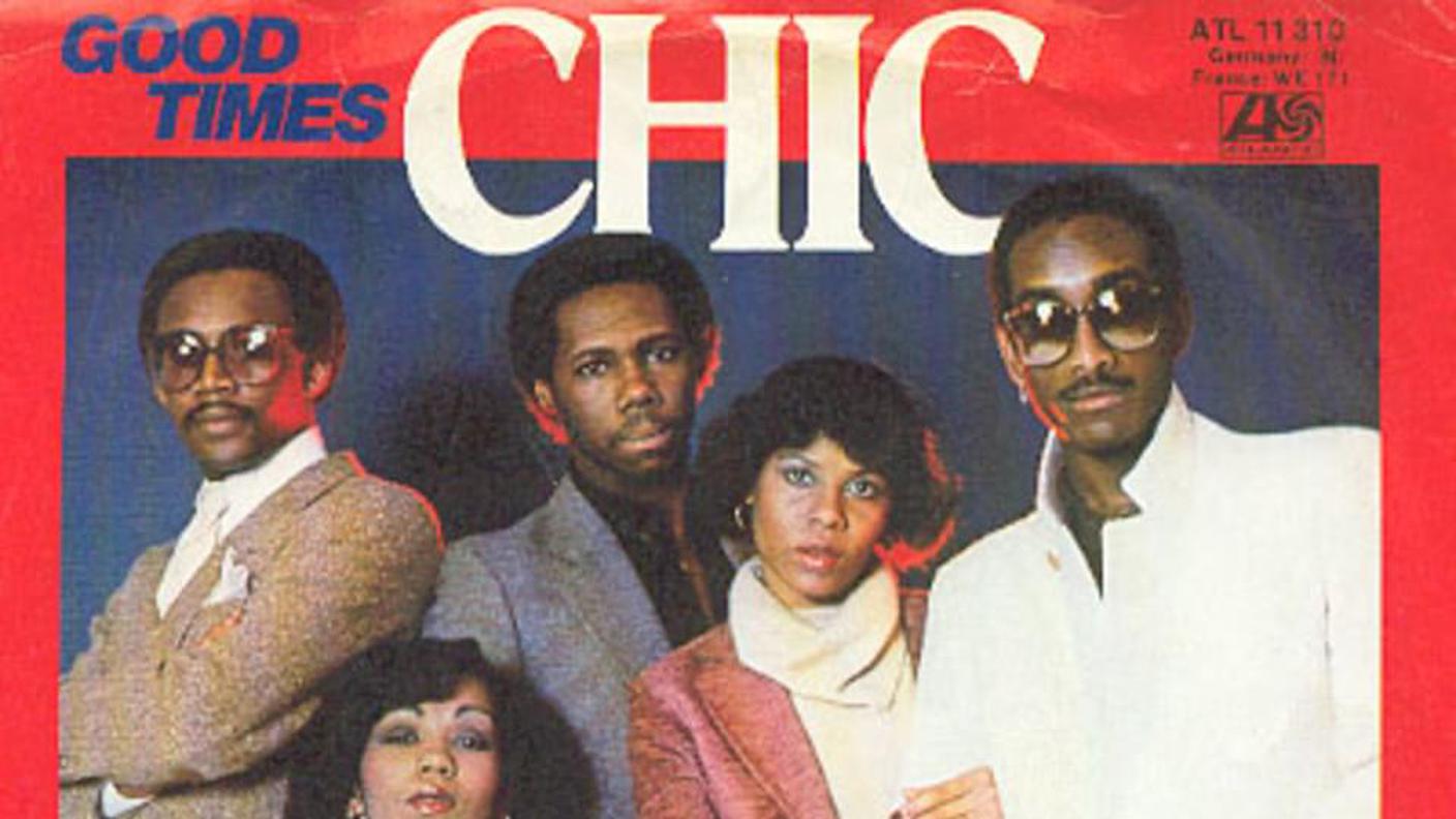 "Good Times" degli Chic, Atlantic Records (dettaglio di copertina)