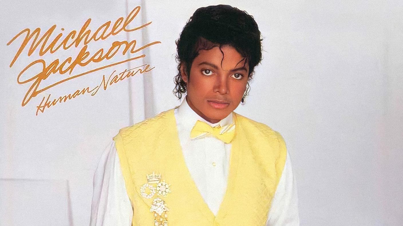 "Human Nature" di Michael Jackson, Epic Records (dettaglio di copertina)