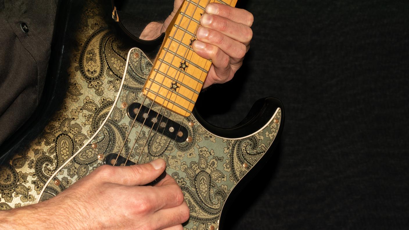 Musician performing