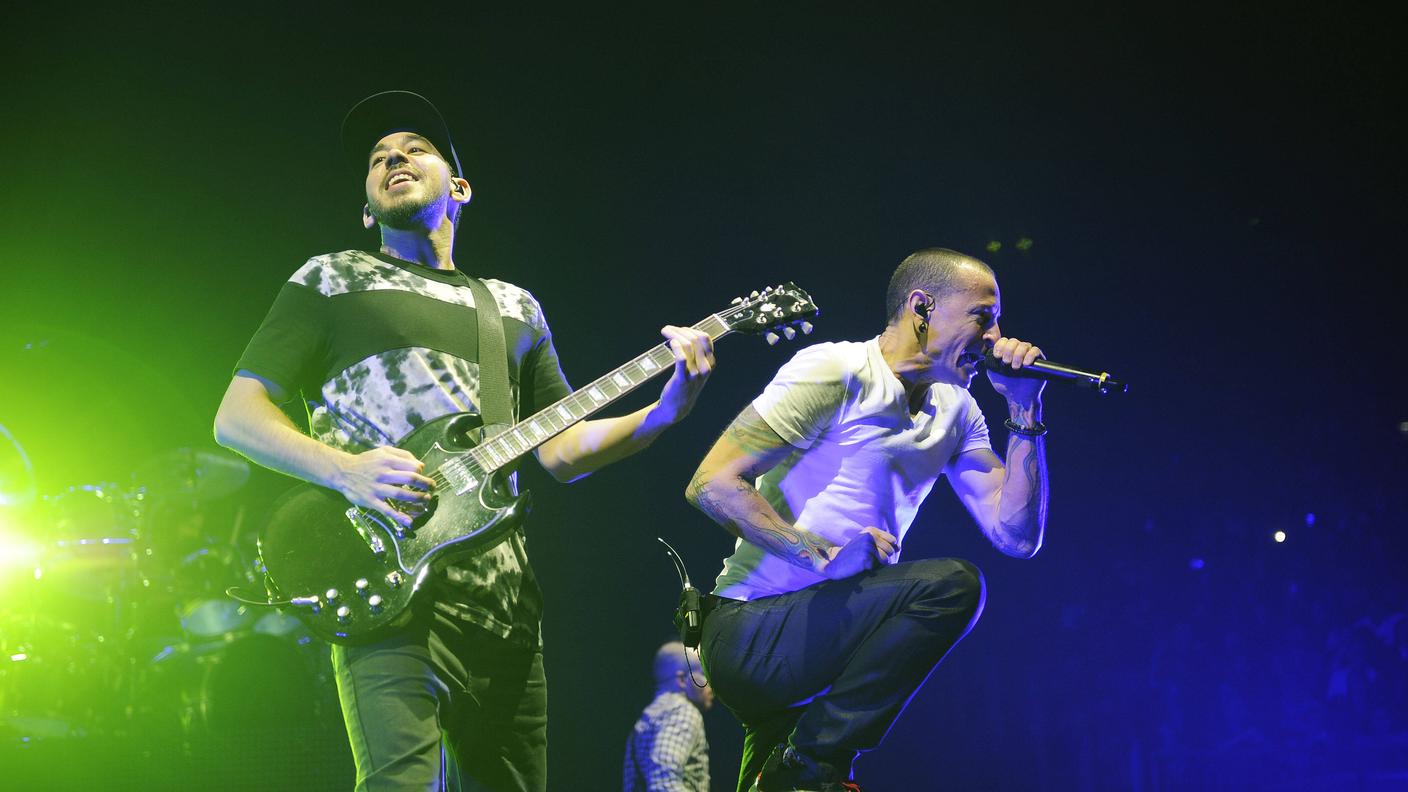 Mike Shinoda e Chester Bennington Linkin Park