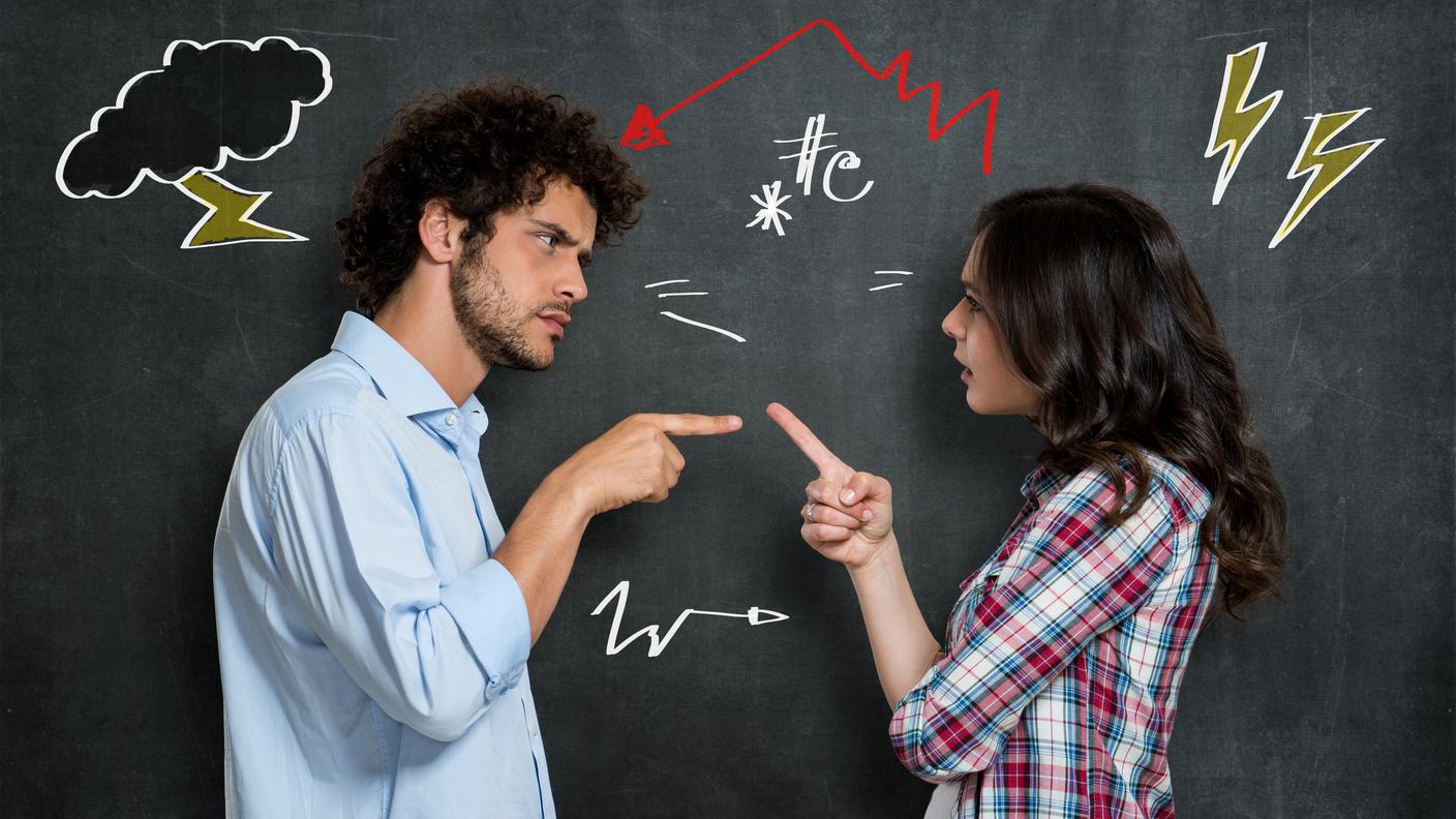iStockRelazione di coppia, Donne, Uomini, Moglie, Marito
