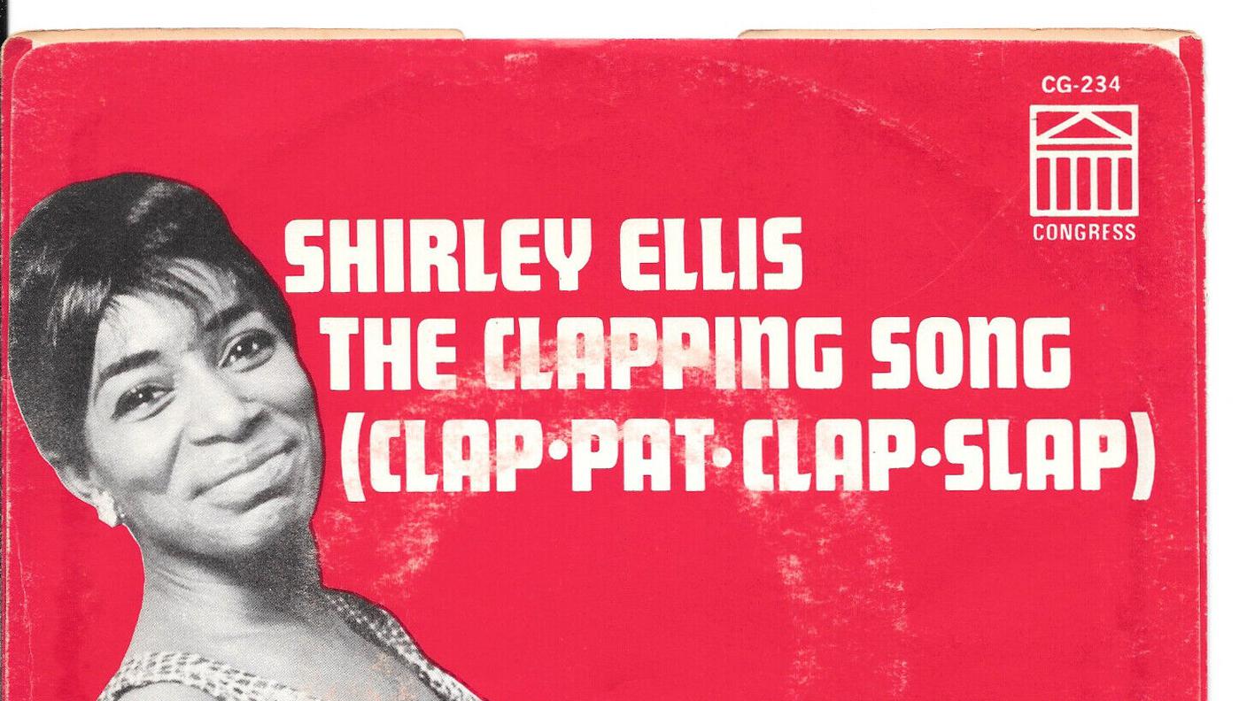 "The Clapping Song" di Shirley Ellis, MCA Records (dettaglio di copertina)