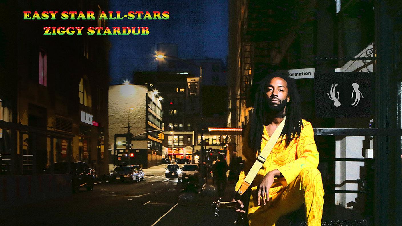 Suffragette City (feat. The Expanders) degli Easy All-Stars, Easy Star Records (dettaglio di copertina)
