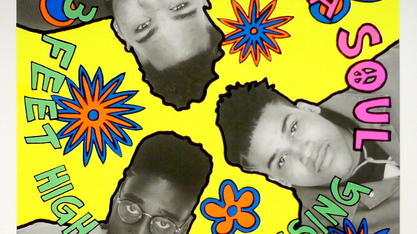 3 Feet High and Rising dei De La Soul, Chrysalis Records Limited (dettaglio di copertina)