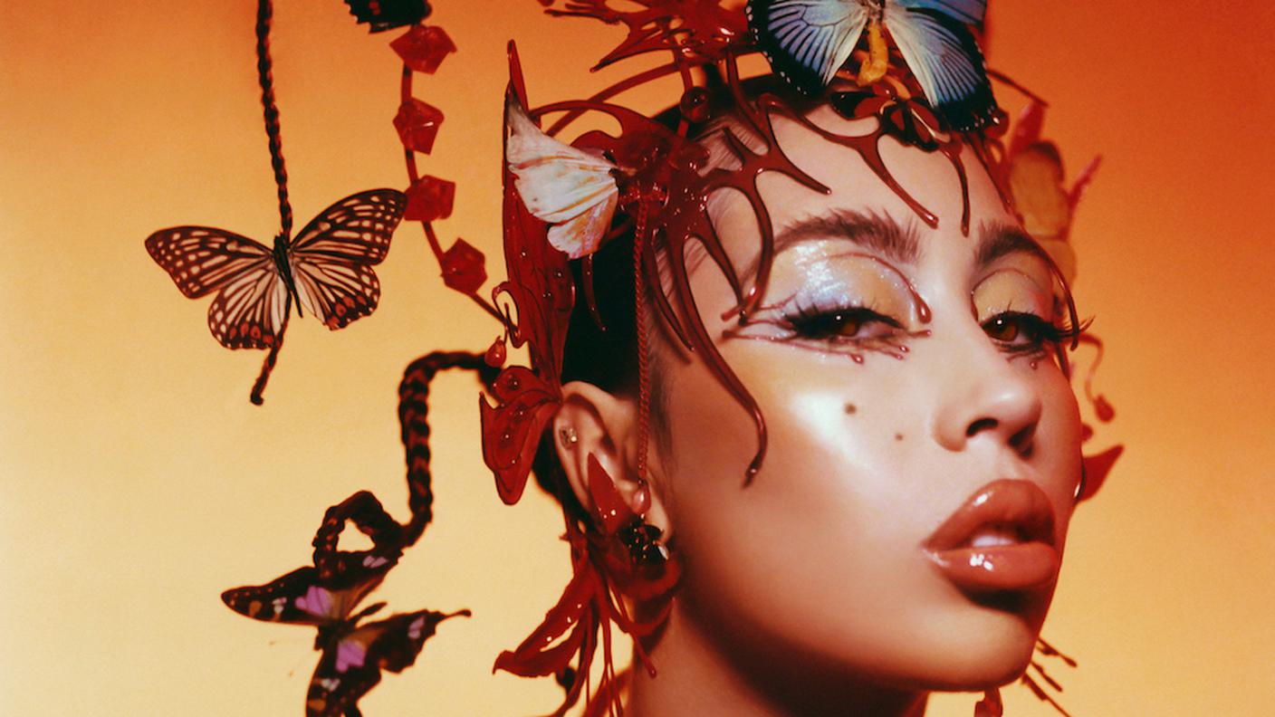 "Moonlight" di Kali Uchis, Geffen Records (dettaglio di copertina)