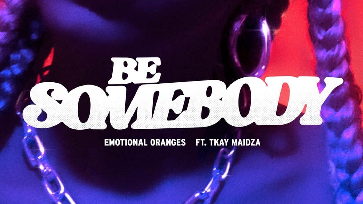 "Be somebody" degli Emotional Oranges, Avant Garden Records (dettaglio di copertina)