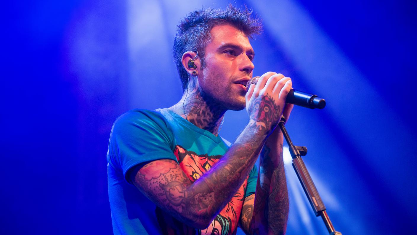 Fedez in Piazza Riforma a Lugano