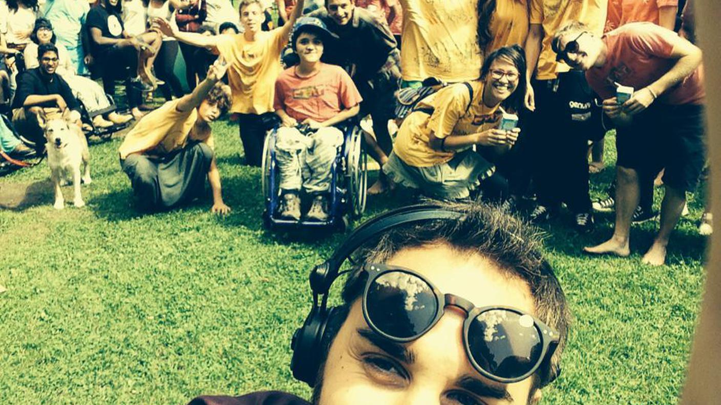 Un selfie con le colonie
