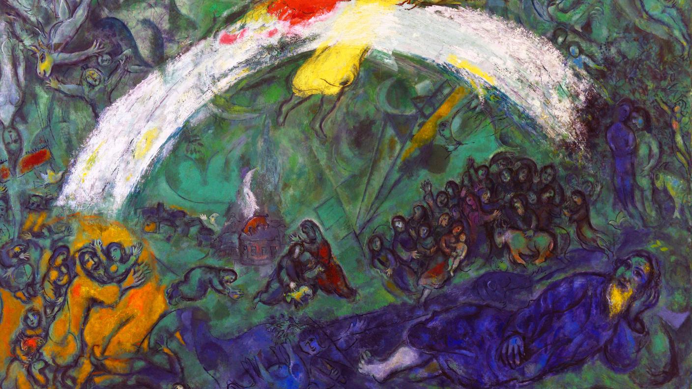 Marc Chagall: Noah and the Rainbow, 1961-1966, Museo Marc Chagall, Nizza