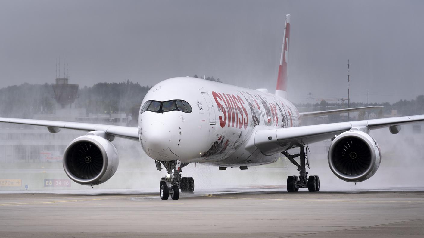 Un velivolo della Swiss International Air Lines