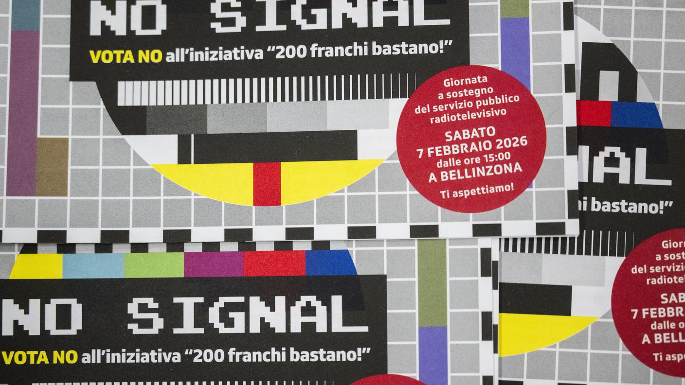 Un cartellone del Comitato contro iniziativa 200 franchi bastano