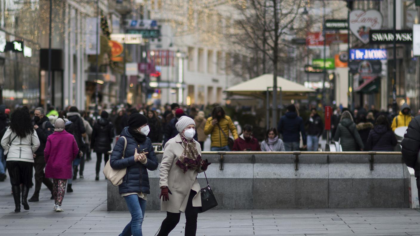 Lockdown non vaccinati vienna strade.jpg