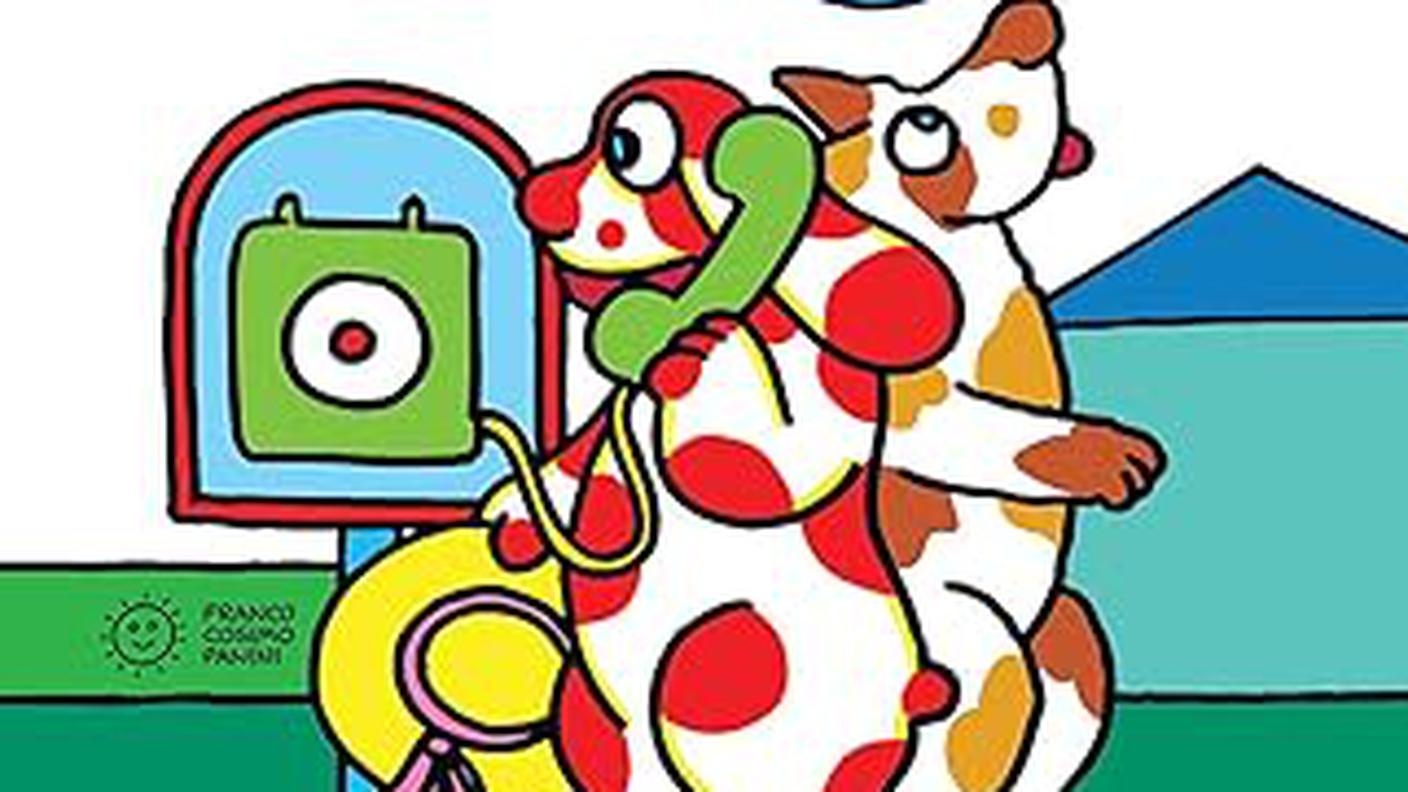 "Pimpa e l'amico Gianni" di Francesco Tullio-Altan, Franco Cosimo Panini Editore (dettaglio di copertina)