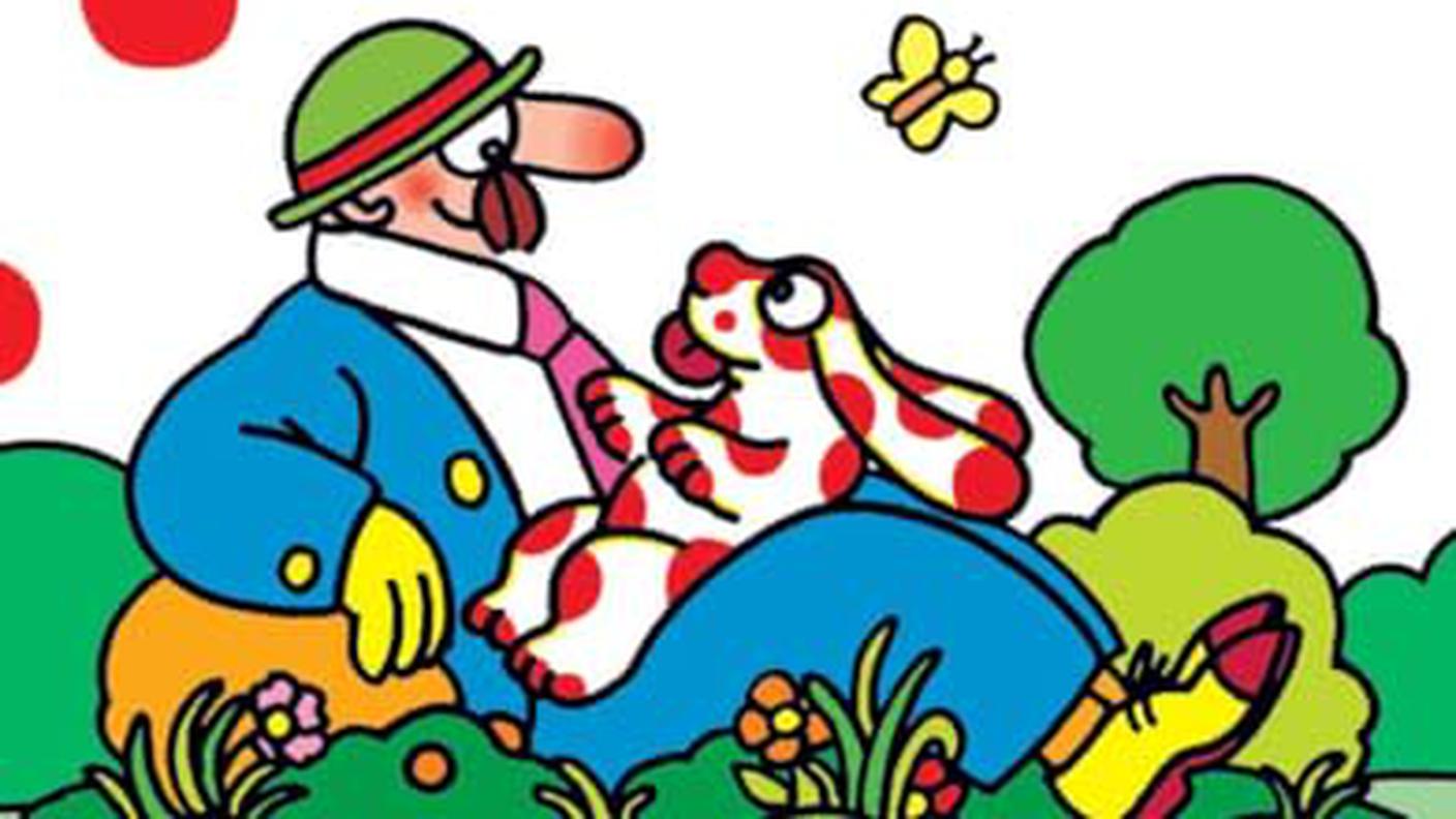 "Arriva la Pimpa" di Francesco Tullio-Altan, Franco Cosimo Panini Editore (dettaglio di copertina)
