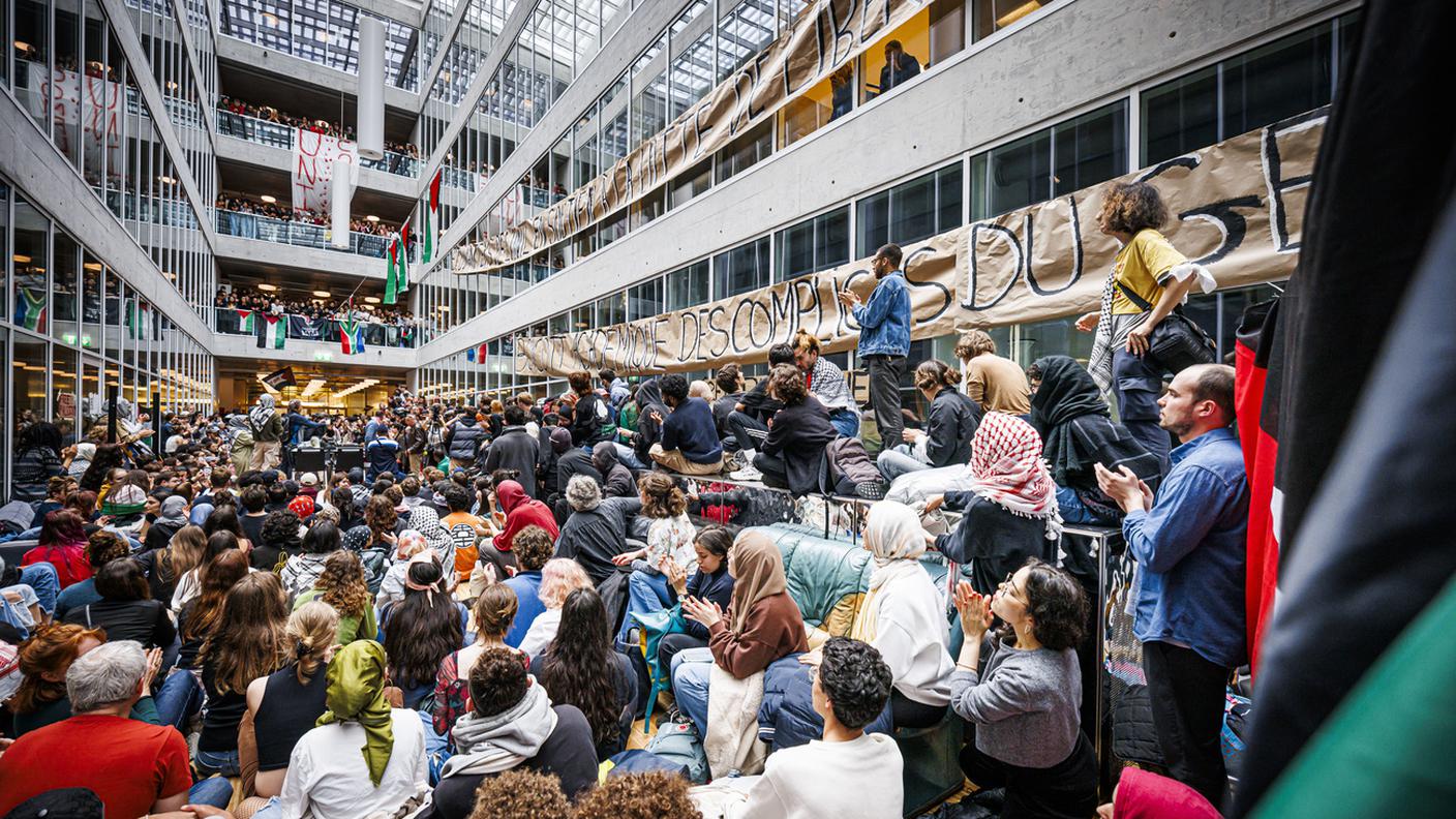 Occupazione dello stabile Géopolis dell’Università di Losanna (UNIL)